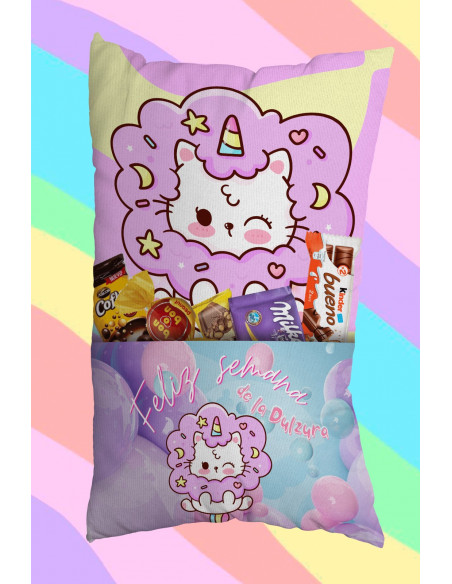 ALMOHADONES CON BOLSILLO SEMANA DE LA DULZURA