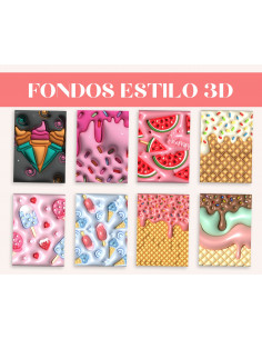 FONDOS/PATTERN DULCE CANDY 3D