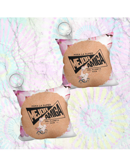 Llavero almohadita día del amigo 3