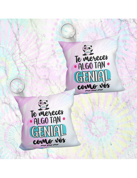 Llavero almohadita día del amigo 3