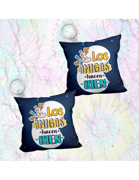 Llavero almohadita día del amigo 3