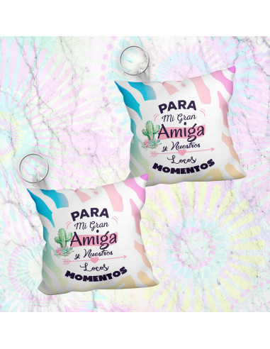 Llavero almohadita día del amigo 3