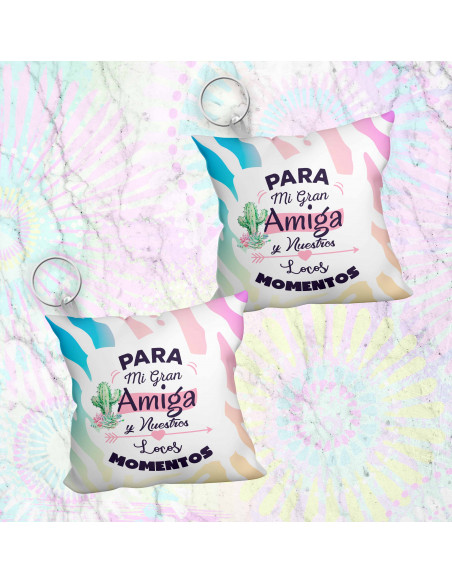 Llavero almohadita día del amigo 3