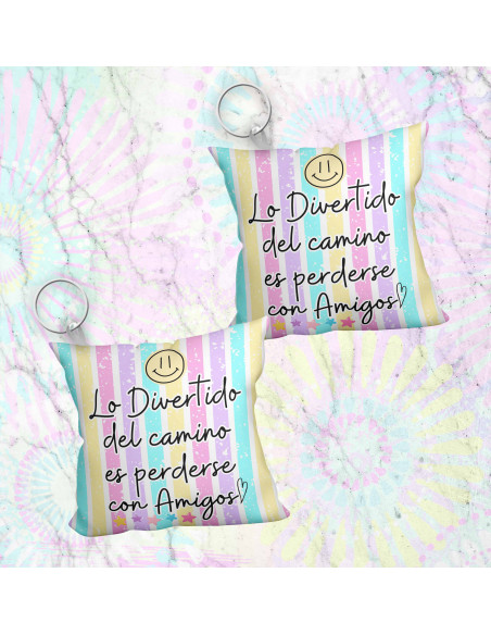 Llavero almohadita día del amigo 3