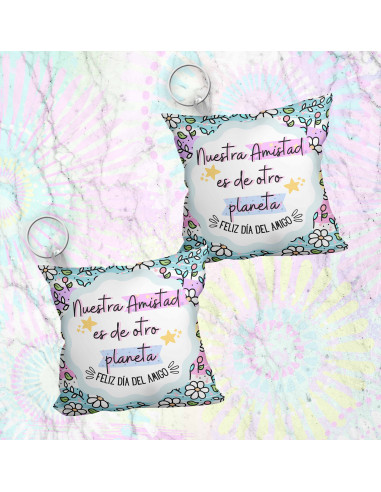 Llavero almohadita día del amigo 3