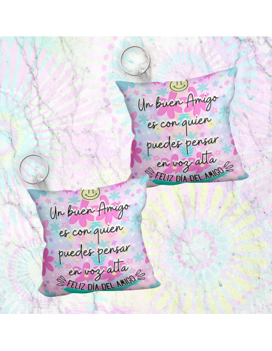 Llavero almohadita día del amigo 3