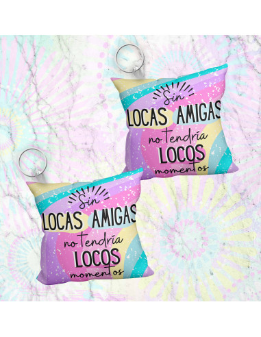 Llavero almohadita día del amigo 3