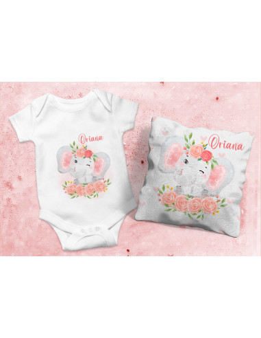 Body Almohadón elefante rosa
