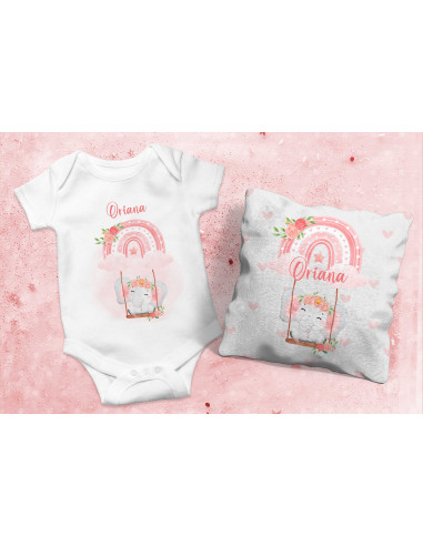 Body Almohadón elefante rosa