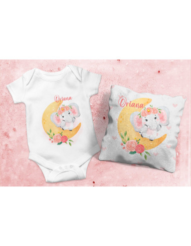 Body Almohadón elefante rosa