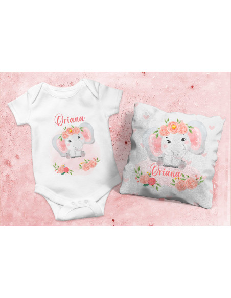Body Almohadón elefante rosa