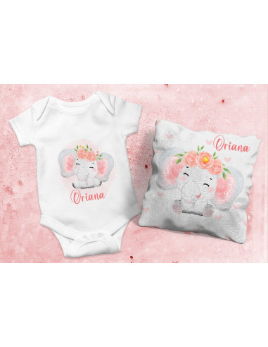 Body Almohadón elefante rosa