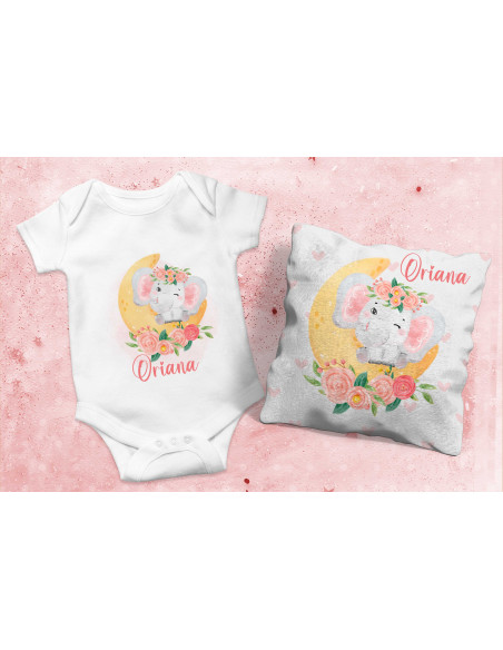 Body Almohadón elefante rosa