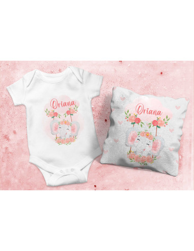 Body Almohadón elefante rosa
