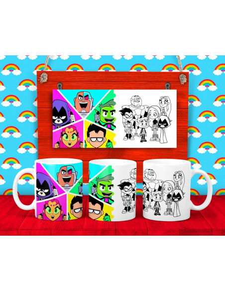 15 DISEÑOS DE TAZAS PARA COLOREAR