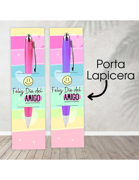 Porta lapicera día del amigo
