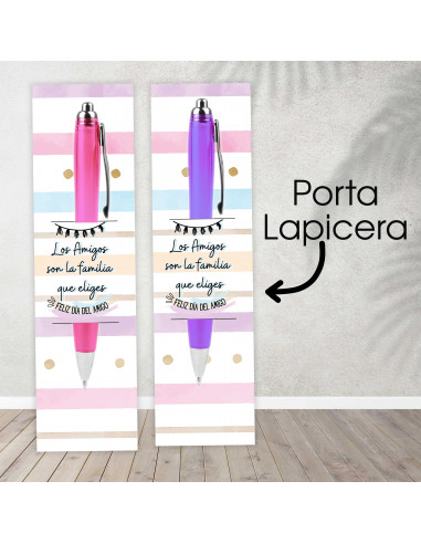 Porta lapicera día del amigo