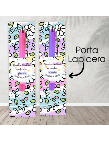 Porta lapicera día del amigo