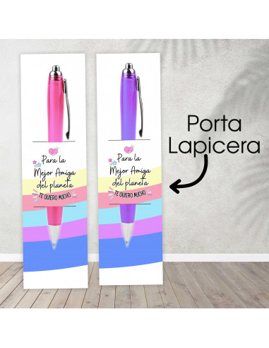 Porta lapicera día del amigo