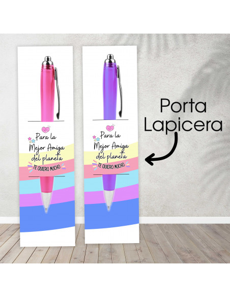 Porta lapicera día del amigo