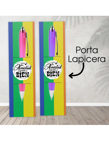 Porta lapicera día del amigo