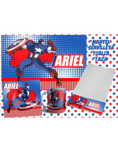 Pack Jardin - Capitan America