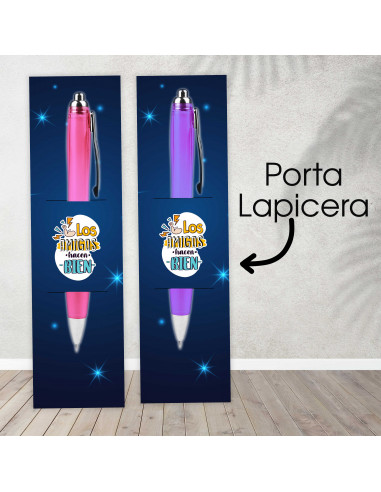 Porta lapicera día del amigo