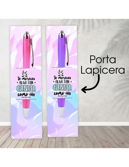 Porta lapicera día del amigo