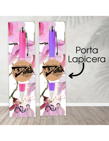 Porta lapicera día del amigo