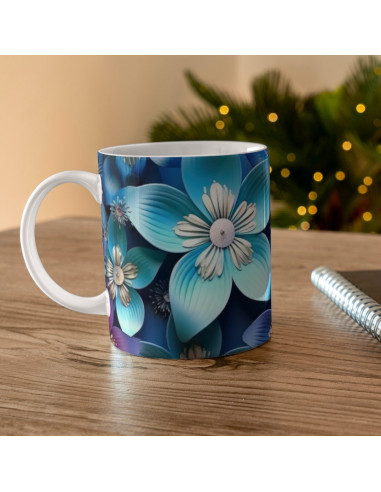 Taza 3D FLORES