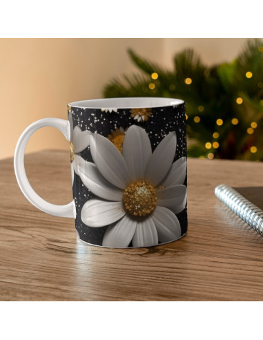 Taza 3D FLORES