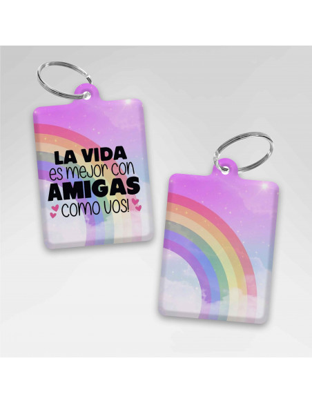 LLAVEROS RECTANGULAR DIA DEL AMIGO
