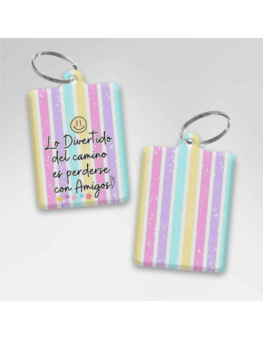 LLAVEROS RECTANGULAR DIA DEL AMIGO