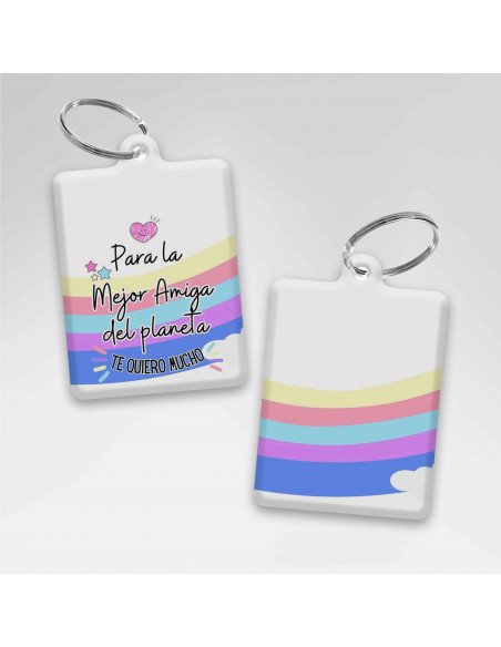 LLAVEROS RECTANGULAR DIA DEL AMIGO