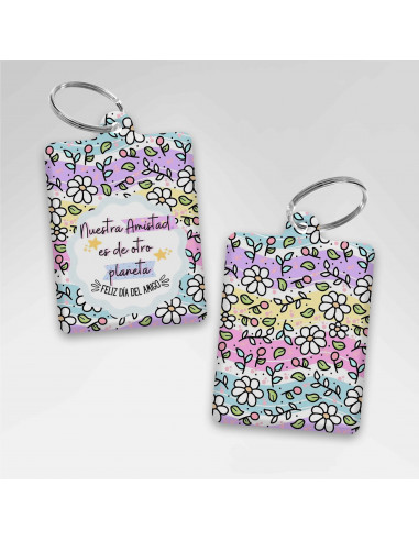 LLAVEROS RECTANGULAR DIA DEL AMIGO
