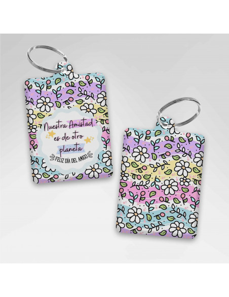 LLAVEROS RECTANGULAR DIA DEL AMIGO