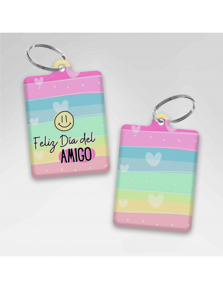LLAVEROS RECTANGULAR DIA DEL AMIGO