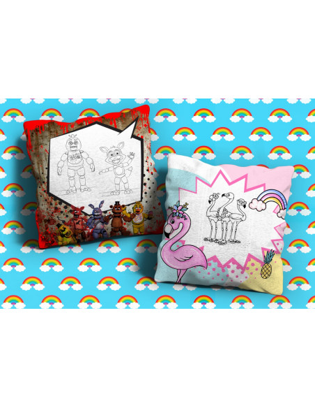 42 DISEÑOS DE ALMOHADONES PARA COLOREAR PACK 3