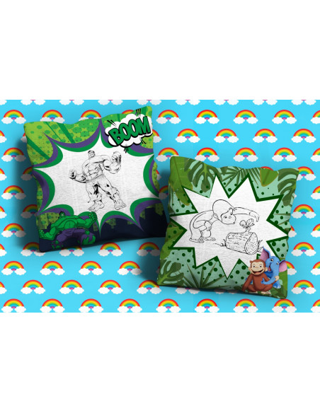 42 DISEÑOS DE ALMOHADONES PARA COLOREAR PACK 3