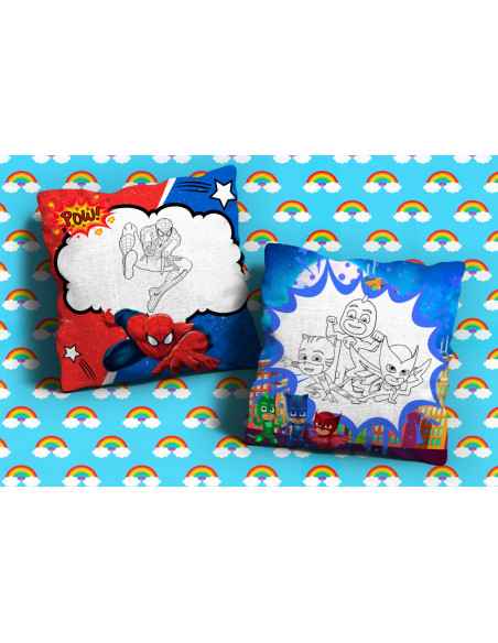 42 DISEÑOS DE ALMOHADONES PARA COLOREAR PACK 3