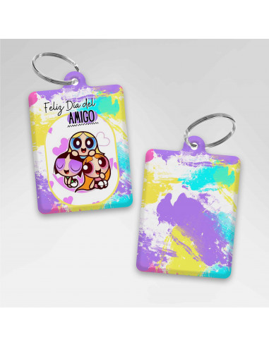 LLAVEROS RECTANGULAR DIA DEL AMIGO