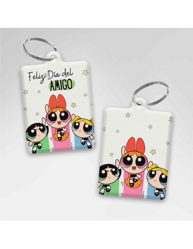 LLAVEROS RECTANGULAR DIA DEL AMIGO