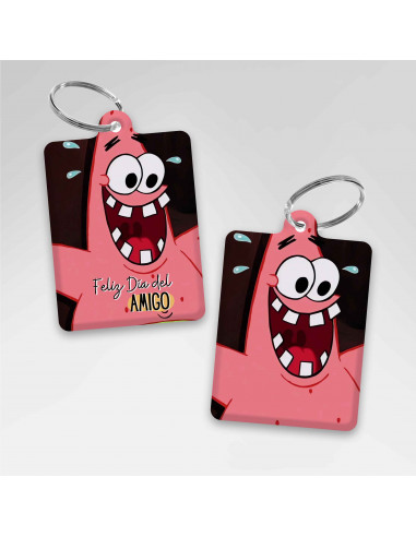 LLAVEROS RECTANGULAR DIA DEL AMIGO