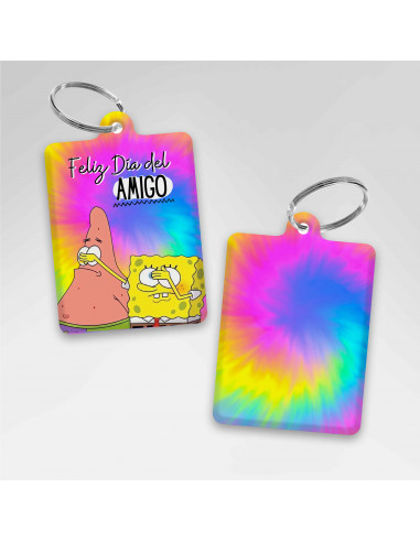 LLAVEROS RECTANGULAR DIA DEL AMIGO