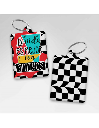 LLAVEROS RECTANGULAR DIA DEL AMIGO