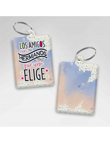 LLAVEROS RECTANGULAR DIA DEL AMIGO