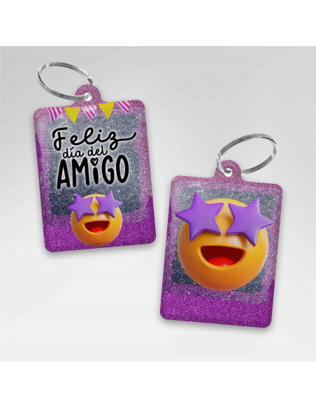 LLAVEROS RECTANGULAR DIA DEL AMIGO