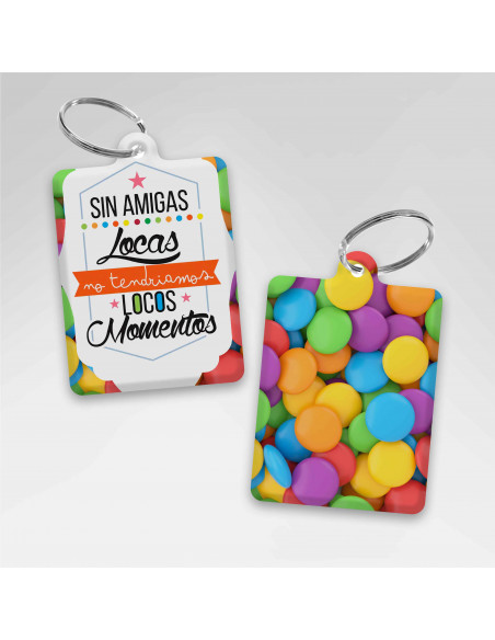 LLAVEROS RECTANGULAR DIA DEL AMIGO