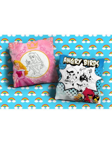 42 DISEÑOS DE ALMOHADONES PARA COLOREAR PACK 3