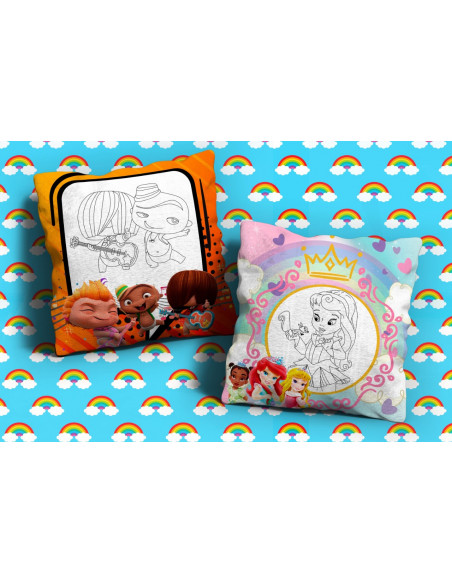 42 DISEÑOS DE ALMOHADONES PARA COLOREAR PACK 3